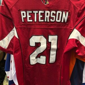 Nike Kids Red and White Jersey